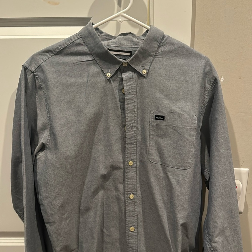 Large rvca button down